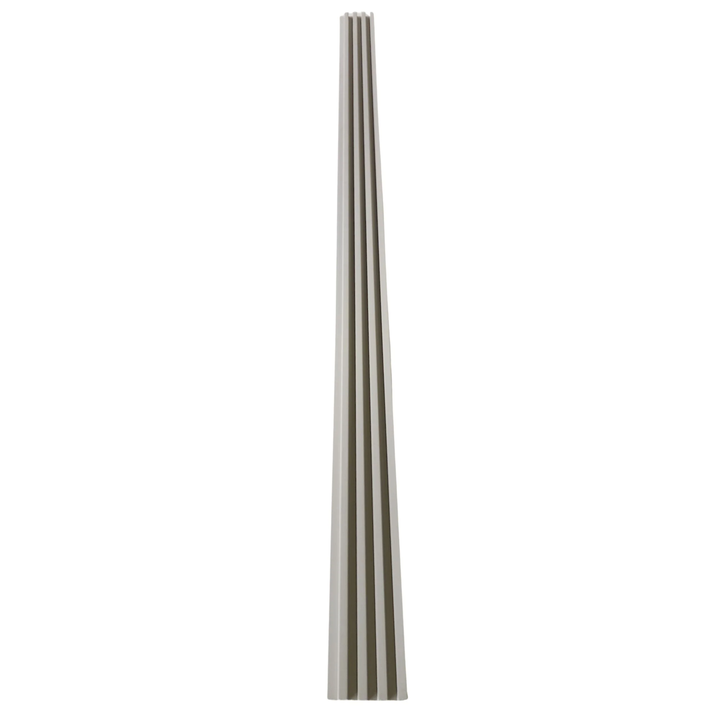 White WPC Fluted Panel - Image 3
