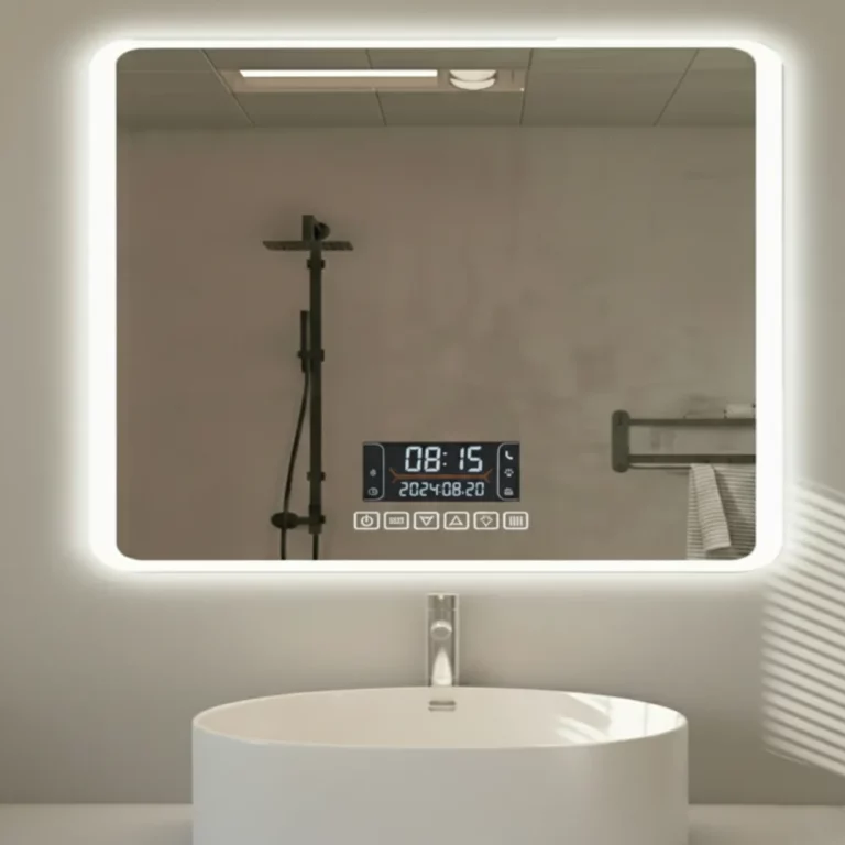 Bluetooth LED Mirror (Frosted Glass) Lead-Free Certified With 3 Colour Adjustable LED Lights - Image 7