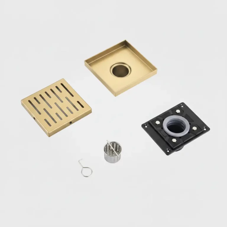 Linear Drain 6” x 6”- Full Kit with Flange (ZM6C06) - Image 4
