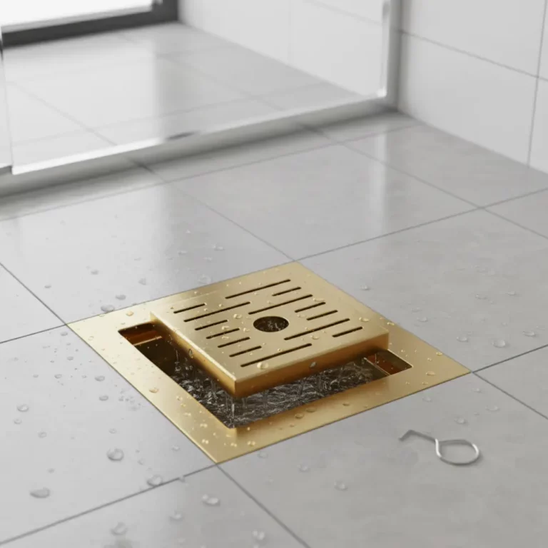 Linear Drain 6” x 6”- Full Kit with Flange (ZM6C06) - Image 3