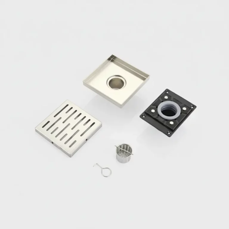 Linear Drain 6” x 6”- Full Kit with Flange (ZM6C06) - Image 6