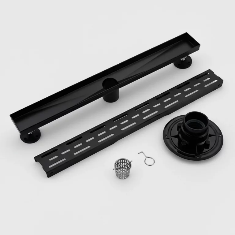 Linear Drain 24/32/36 Inch – 304 SS, Full Kit with Flange - Image 2