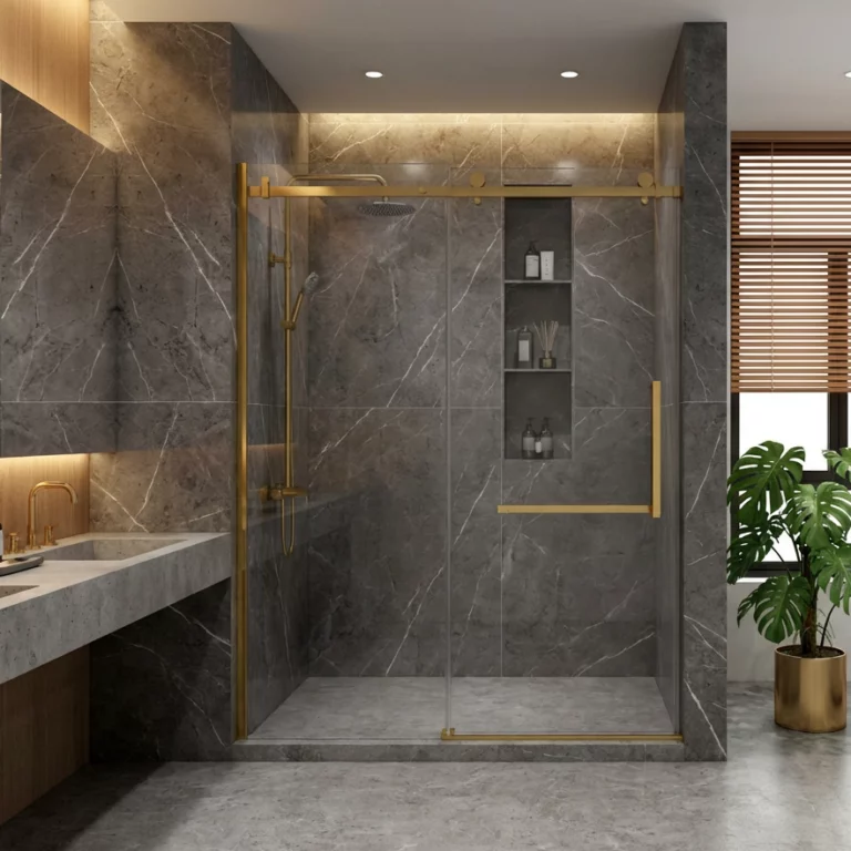Luxury Glass Shower Door – 8mm Tempered Safety Glass, 304 SS - Image 5