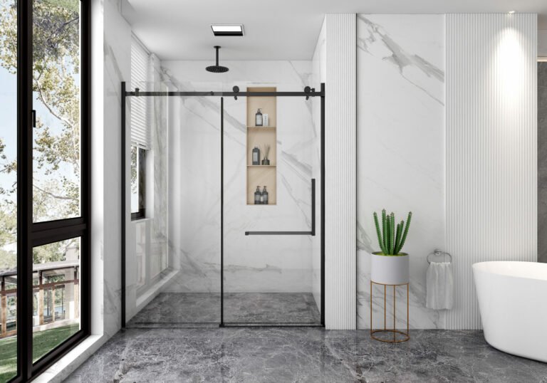 Luxury Glass Shower Door – 8mm Tempered Safety Glass, 304 SS - Image 2