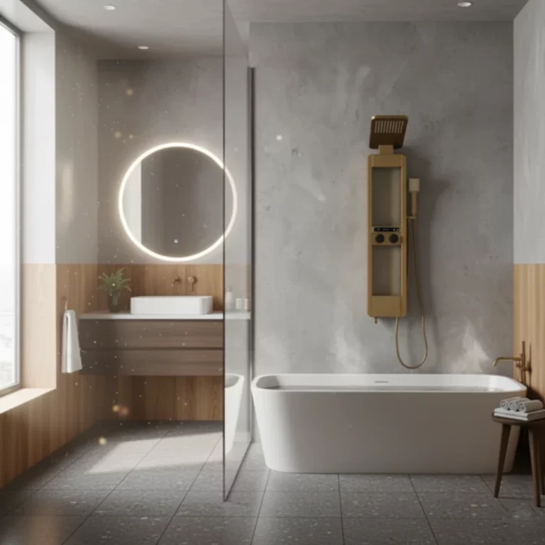 Luxury Shower Panel Tower with LED Display (KM8103) - Image 4