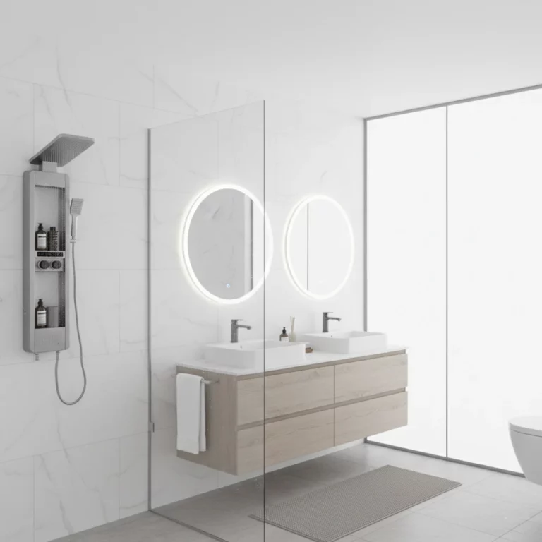 Luxury Shower Panel Tower with LED Display (KM8103) - Image 2