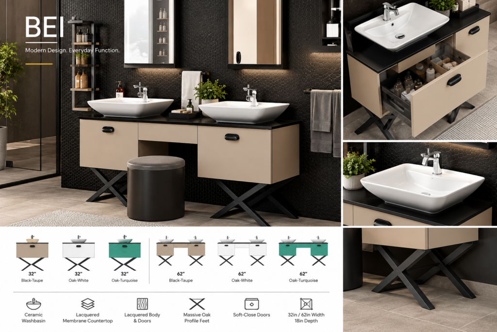 Bei Bathroom Vanity – 32" & 62" | POTCI Home 2