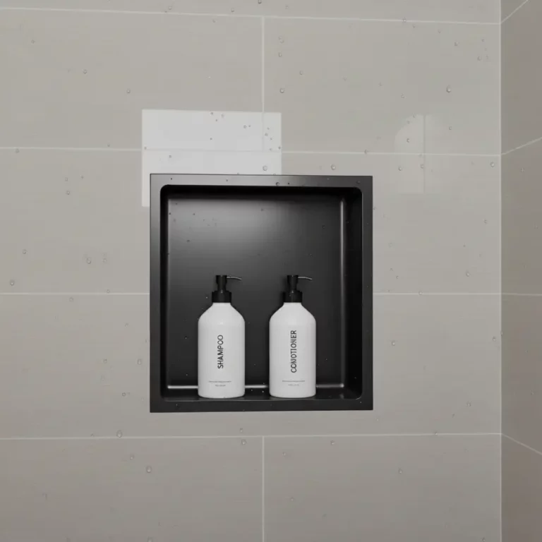 Single Niche 12×12 (Stainless Steel 304) Shower Shelf - Image 2